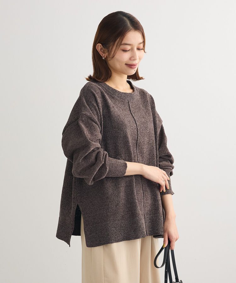 Green Parks「ベロアモールリラックスサイズニットプルオーバー」|ニット・セーター|