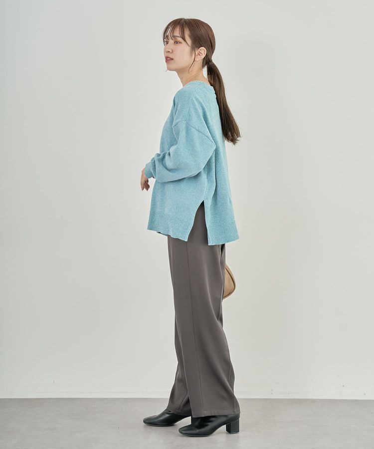 Green Parks「ベロアモールリラックスサイズニットプルオーバー」|ニット・セーター|