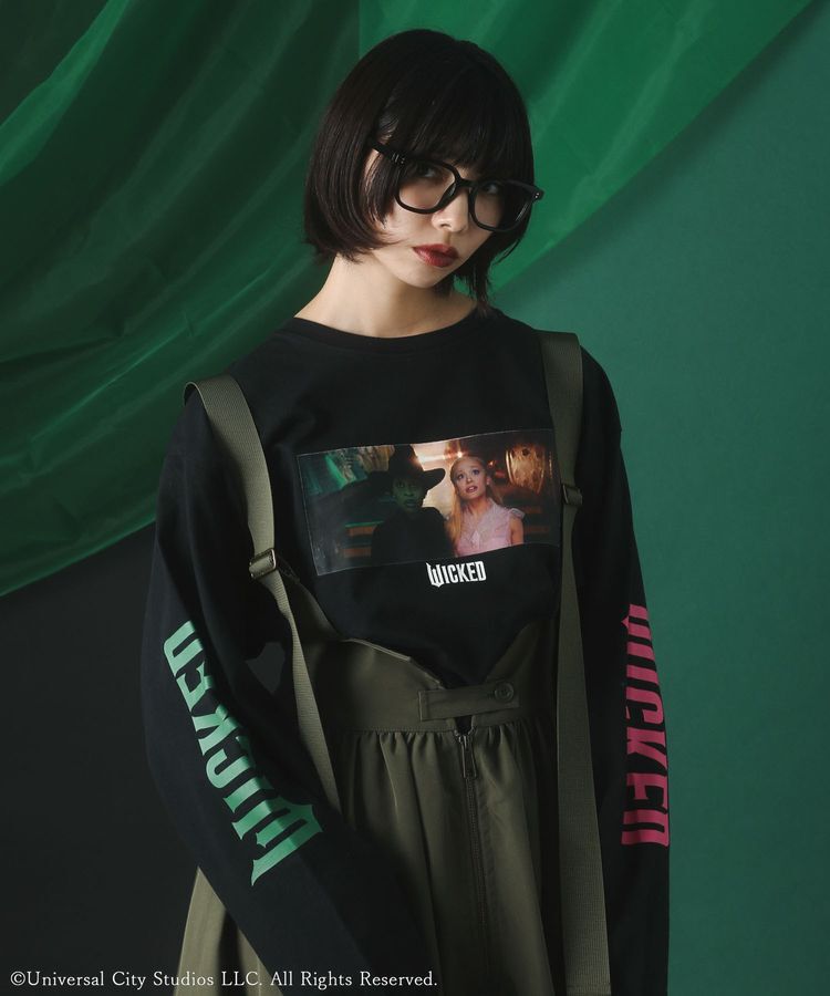 Green Parks「■WICKED ELPHABA & GLINDA ロンT」|Tシャツ・カットソー|Black