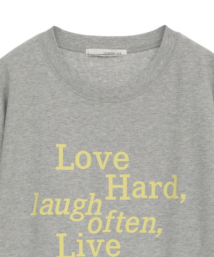 Green Parks「・ELENCARE DUE ロゴpt 6分袖TEE」|Tシャツ・カットソー|