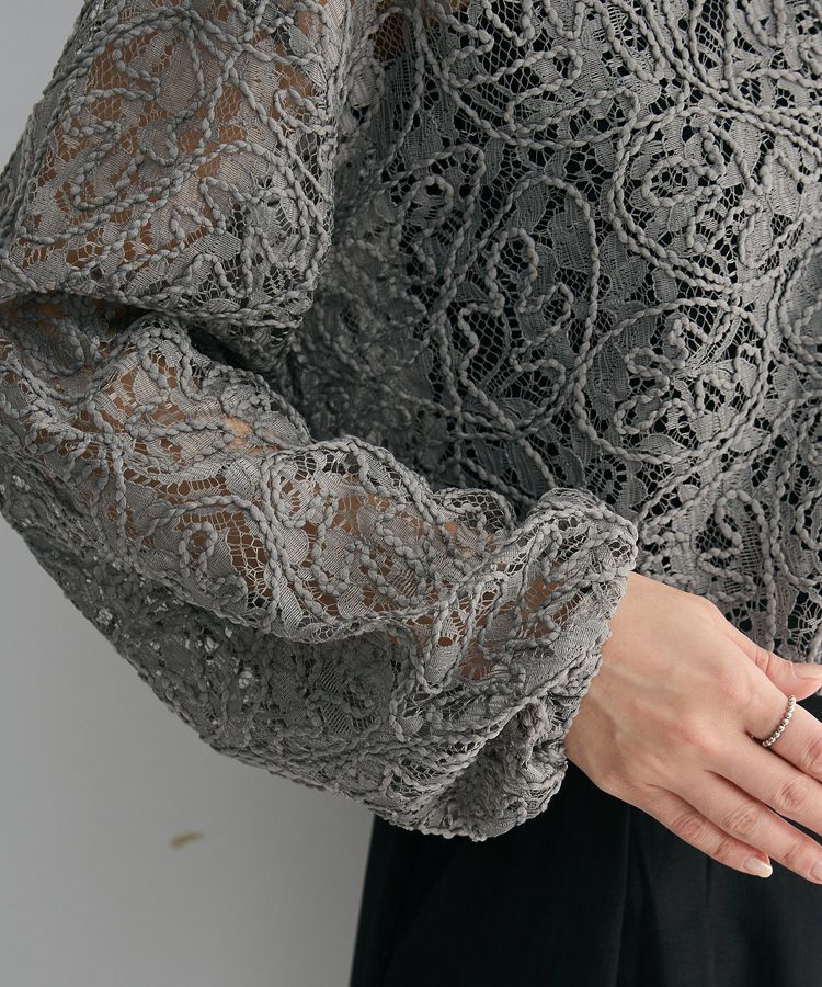 Green Parks「・ELENCARE DUE 2wayコードレースカーデ」|カーディガン|