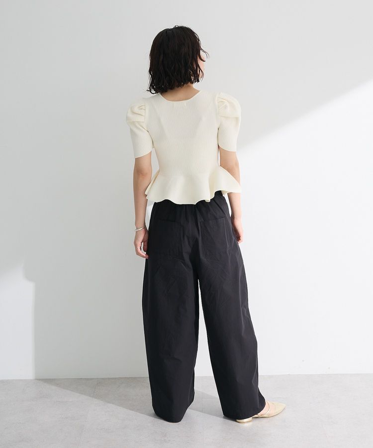 Green Parks「・swing by ハートネックペプラムニット」|ニット・セーター|