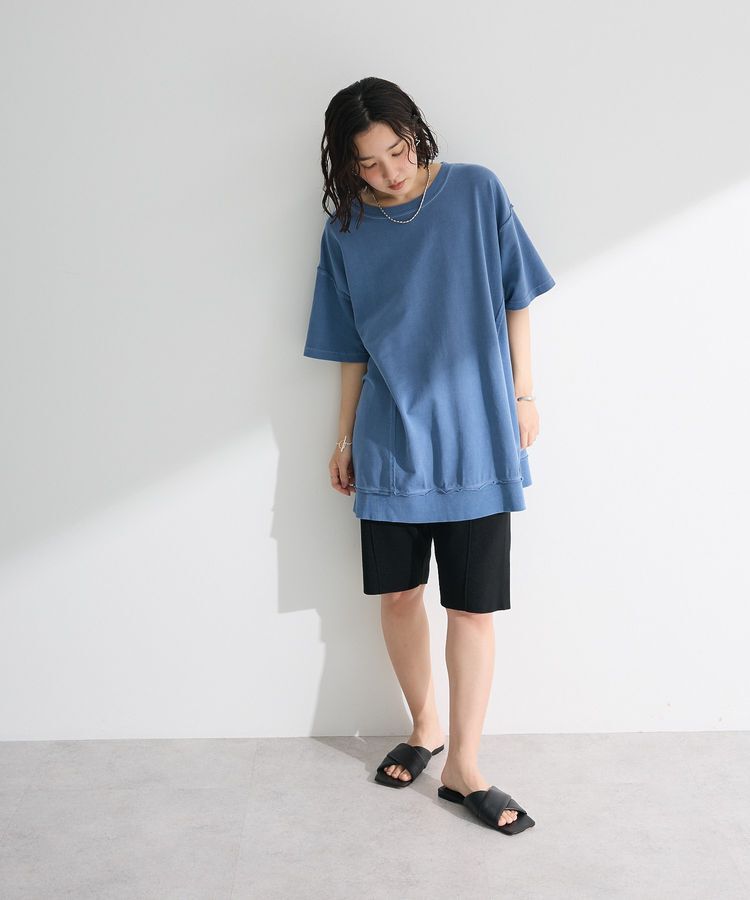 armonia「ピグメント裏毛切りっぱなしチュニック」|チュニック|