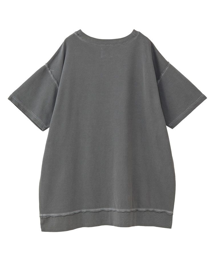 armonia「ピグメント裏毛切りっぱなしチュニック」|チュニック|