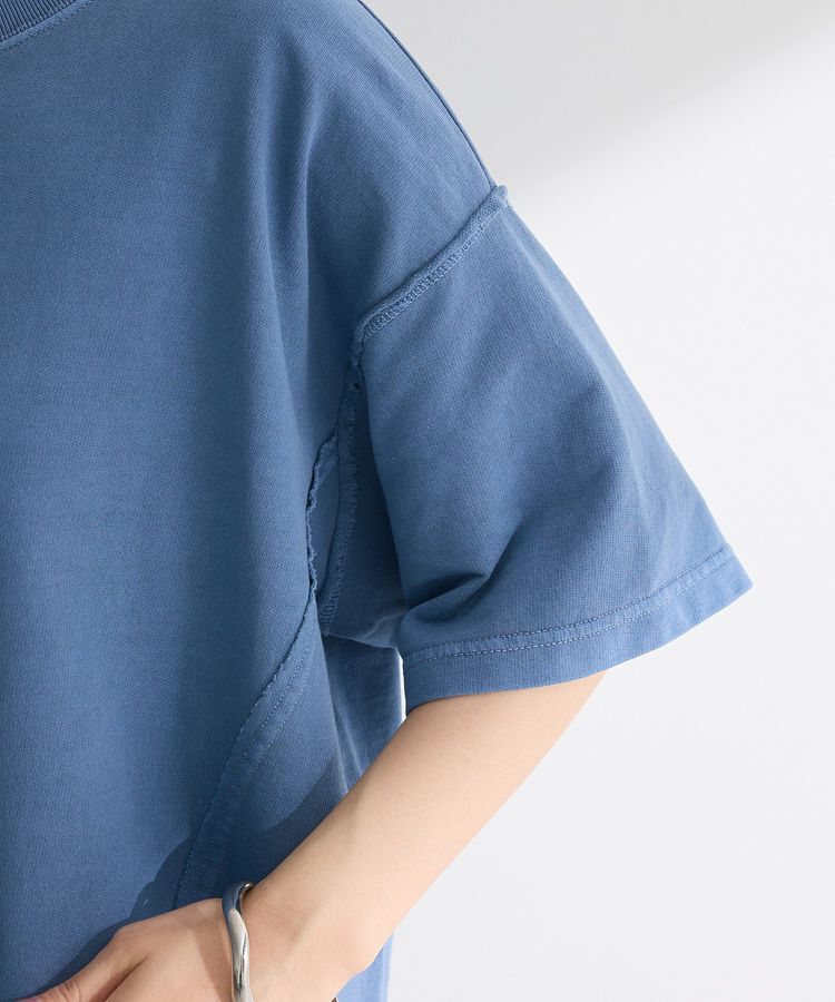 armonia「ピグメント裏毛切りっぱなしチュニック」|チュニック|