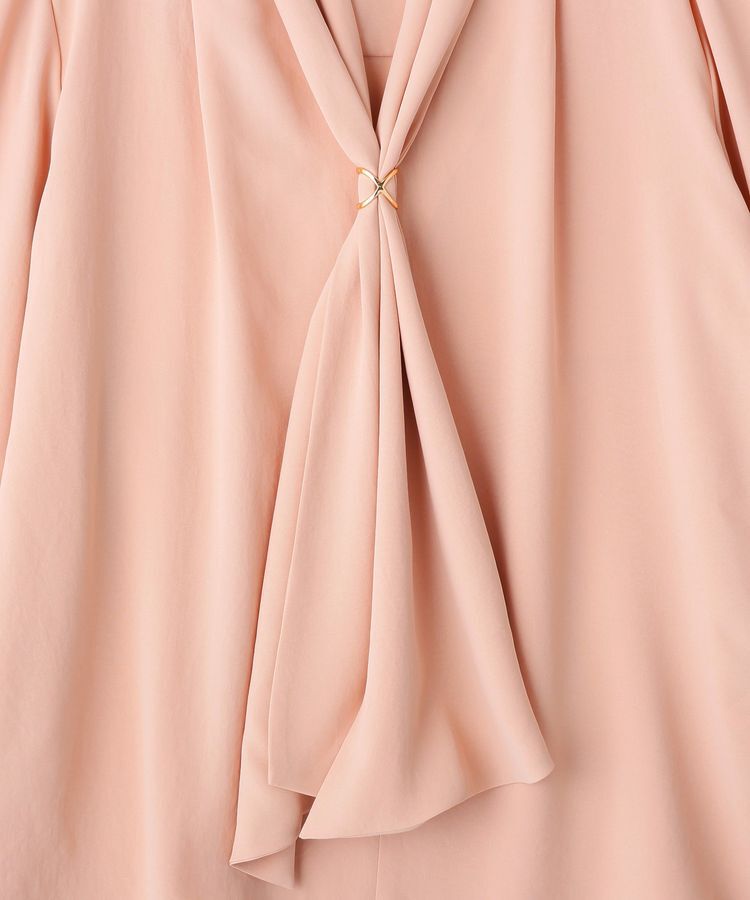 YECCA VECCA「スカーフリング付きボウタイブラウス」|シャツ・ブラウス|