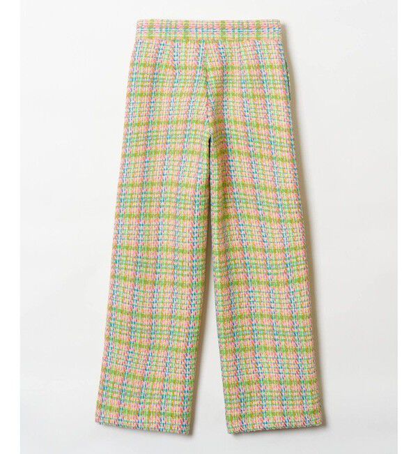 LOULOU WILLOUGHBY「【LOULOU WILLOUGHBY】NEONツイードワイドパンツ」|その他|