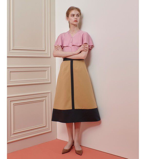 LOULOU WILLOUGHBY「【LOULOU WILLOUGHBY】メタリックヤーンケーププルオーバー」|ニット・セーター|