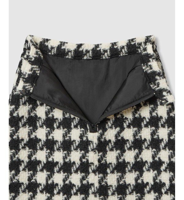 LOULOU WILLOUGHBY「【LOULOU WILLOUGHBY】ロービング千鳥タックミニスカート」|スカート|