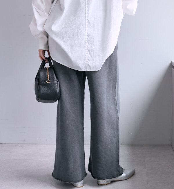  「ピグメント裏毛スウェットフレアパンツ」|その他|