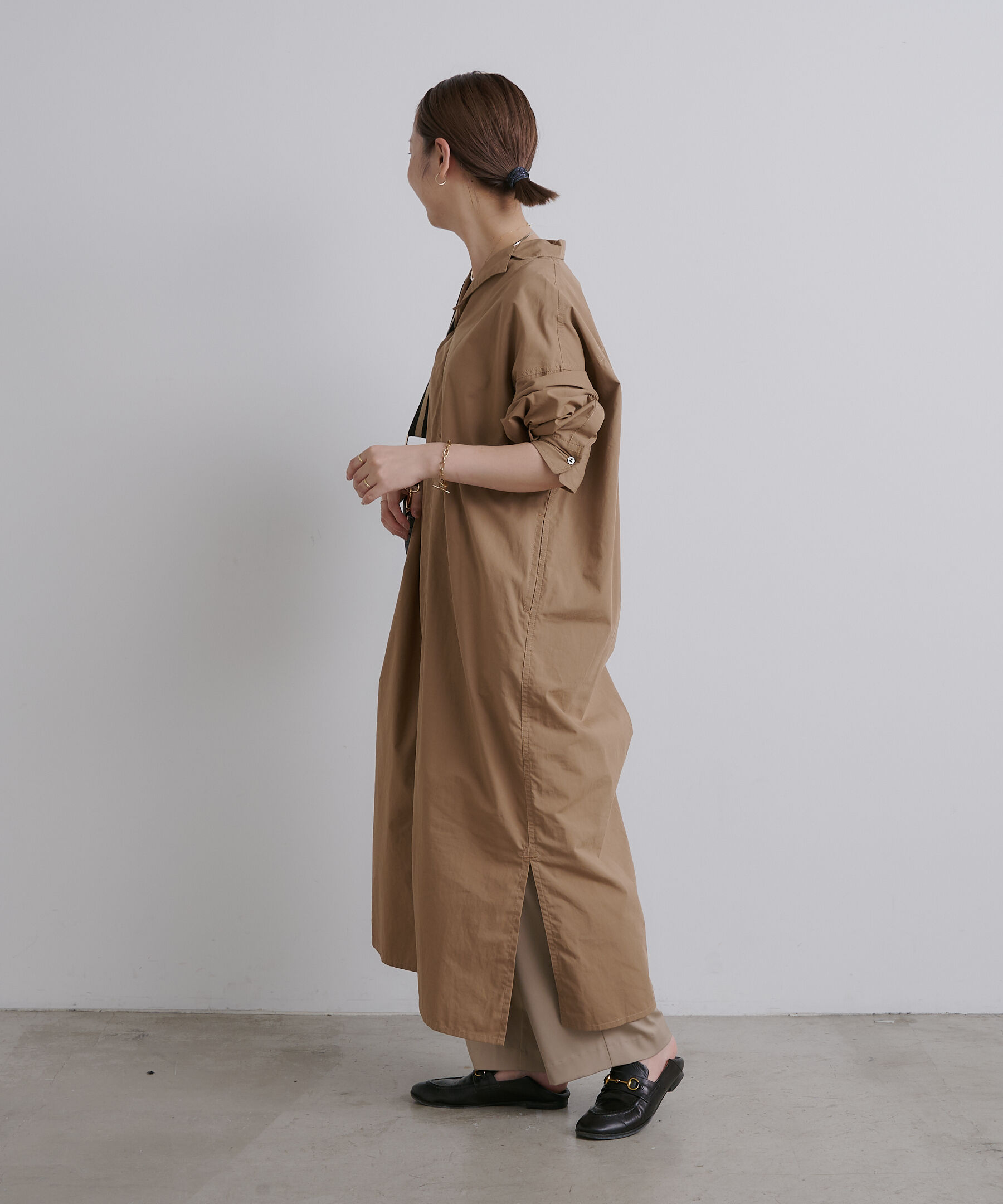  「高密度コットンワンピース」|ワンピース|