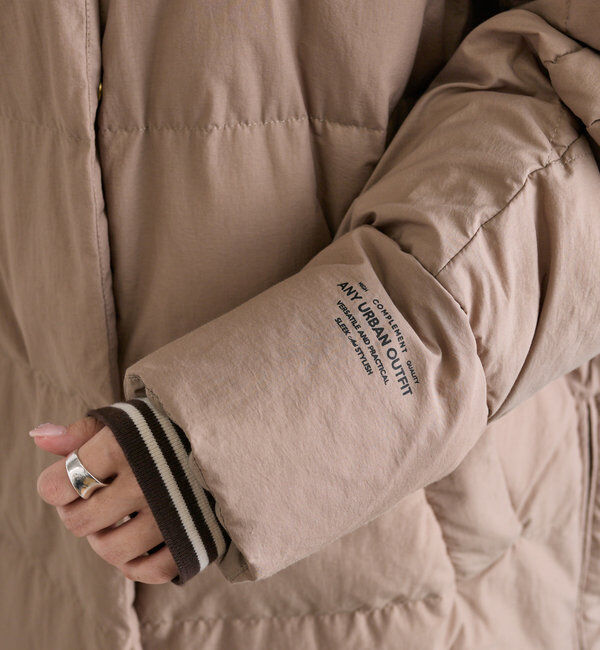  「【軽くて暖かいが叶う♪】フレンチダックダウンフードコート」|ダウン|