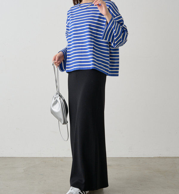  「ボーダーショートカットソー」|プルオーバー|