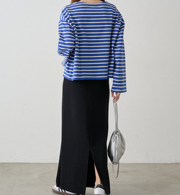  「ボーダーショートカットソー」|プルオーバー|