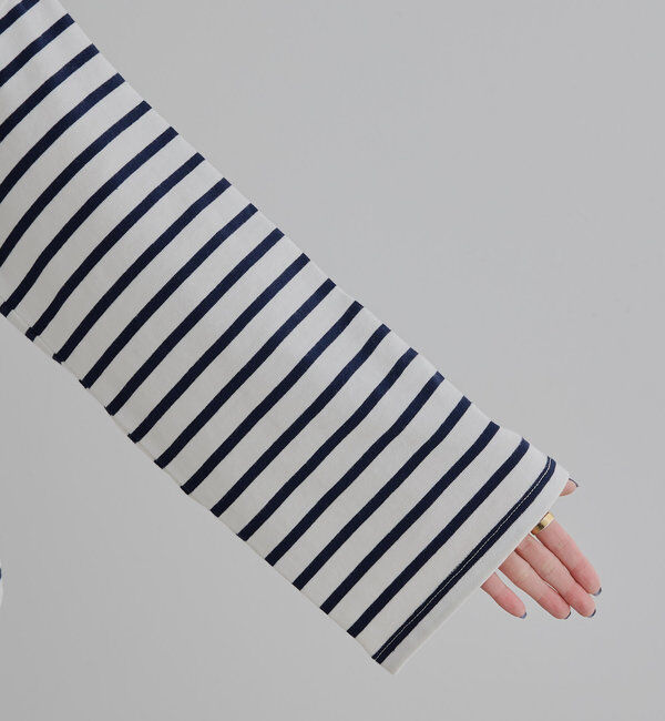  「ボーダーショートカットソー」|プルオーバー|