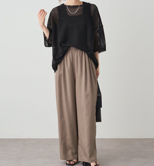  「【リバイバル】ハーフスリーブメッシュプルオーバー」|プルオーバー|