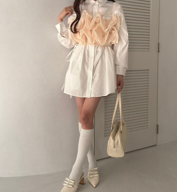  「ビスチェセットシャツ」|シャツ・ブラウス|