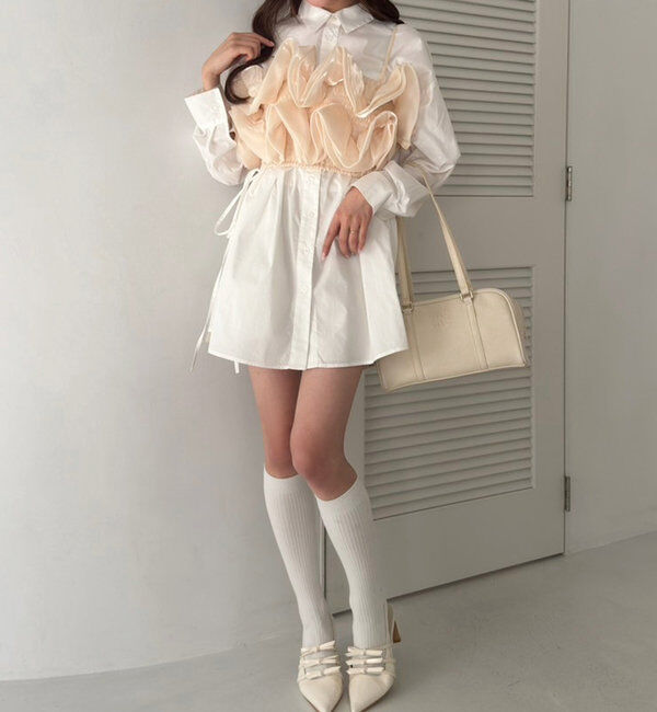  「ビスチェセットシャツ」|シャツ・ブラウス|