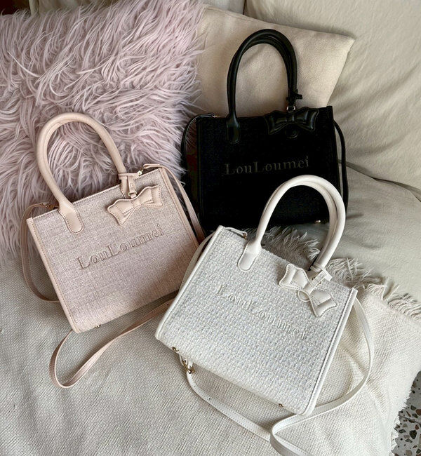  「【LouLoumei】ミニトートバッグ」|ショルダー・メッセンジャー|