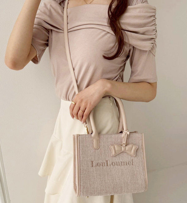  「【LouLoumei】ミニトートバッグ」|ショルダー・メッセンジャー|