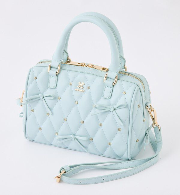  「【リバイバル】リボンビジューボストンバッグ」|ショルダー・メッセンジャー|