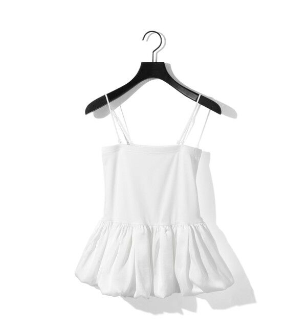 MIDIUMISOLID「MIDIUMISOLID for Ladies バルーンチューブトップ」|Tシャツ・カットソー|オフホワイト