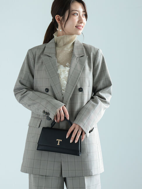 Te chichi「アソートパターンテーラードジャケット（セットアップ可）」|その他|ブラック