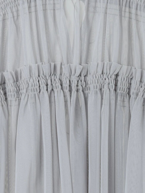 Te chichi「前後2WAYチュールレイヤードベスト」|シャツ・ブラウス|