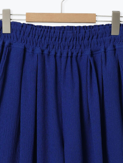 Samansa Mos2 blue「楊柳ハイウエストパンツ」|その他|