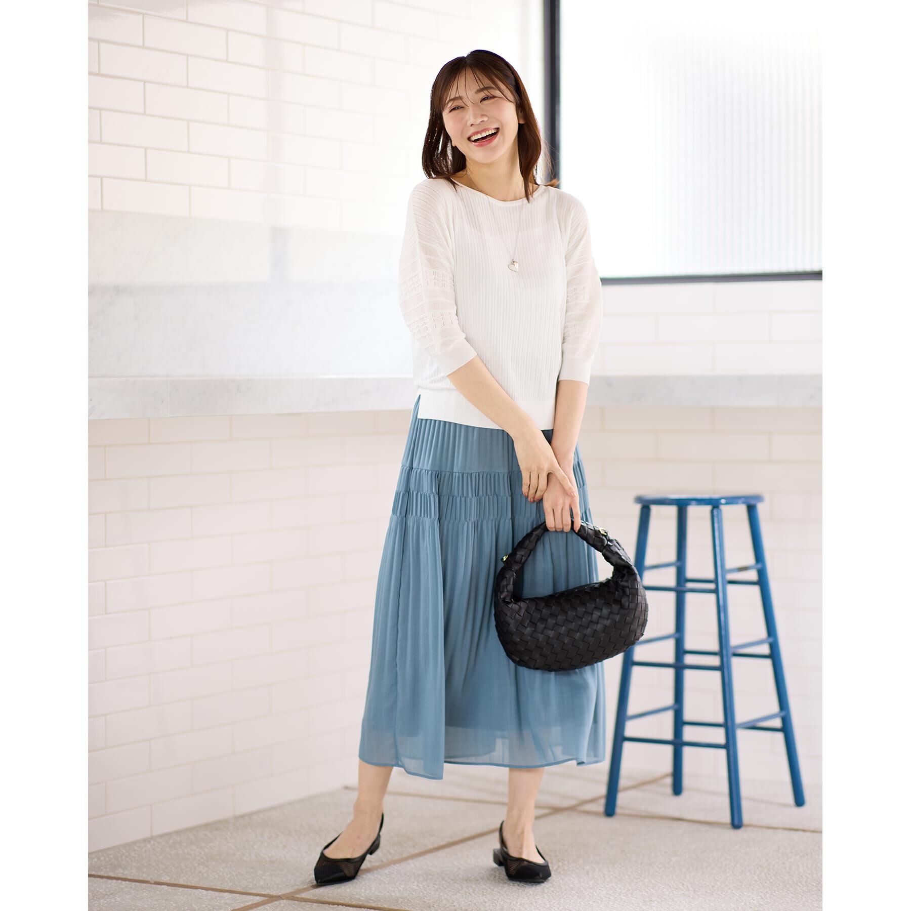 Reflect「【ショルダー付き／長財布も入る！】レザー調メッシュバッグ」|ハンドバッグ|