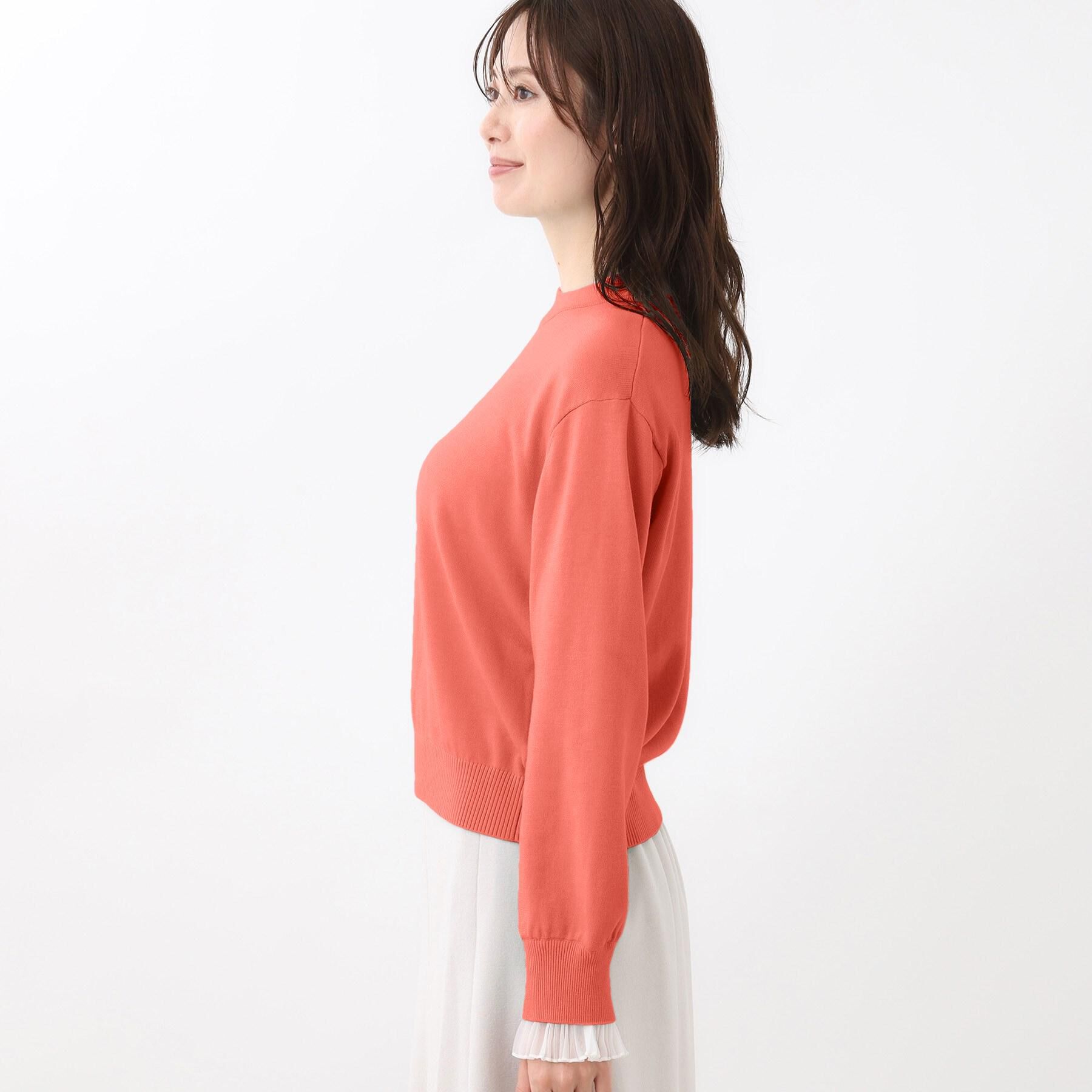 Reflect「【秋映え／重ね着風スタイルに◎】フリルプリーツスリーブニット」|ニット・セーター|