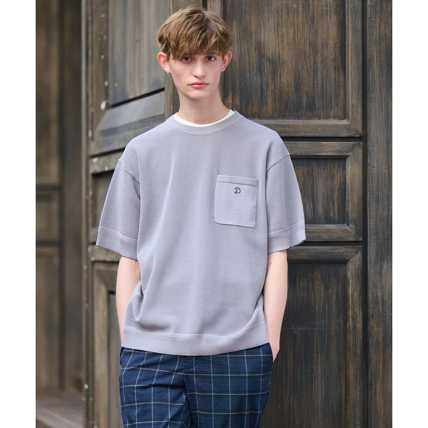 DRESSTERIOR「ドライメッシュ コットンニット」|ニット・セーター|