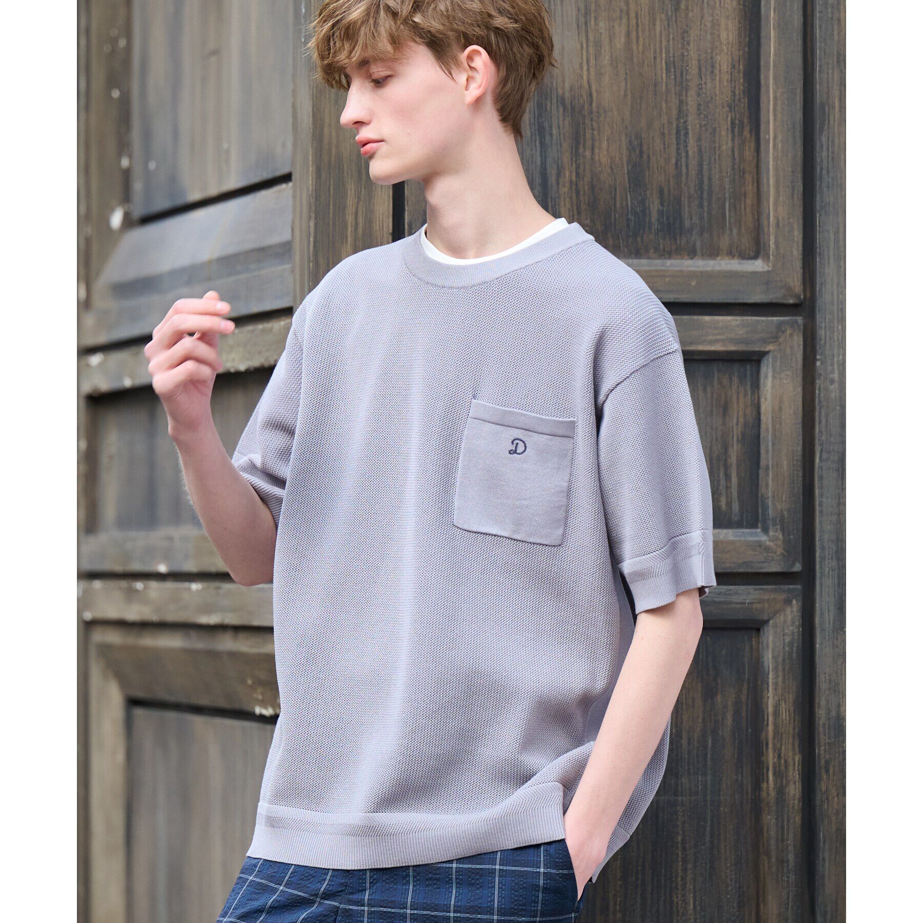 DRESSTERIOR「ドライメッシュ コットンニット」|ニット・セーター|