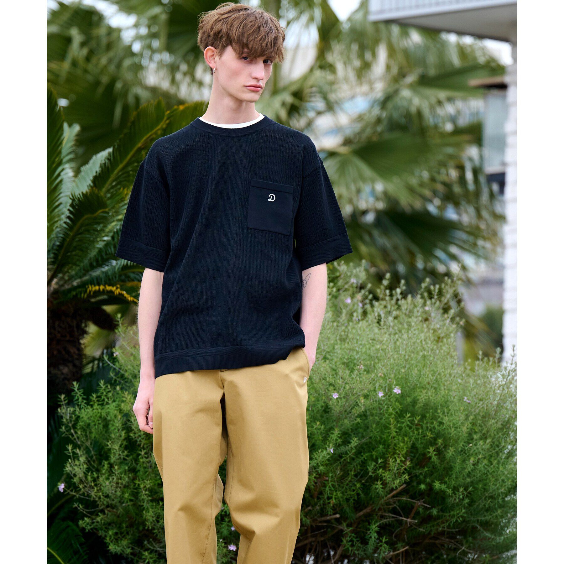 DRESSTERIOR「ドライメッシュ コットンニット」|ニット・セーター|