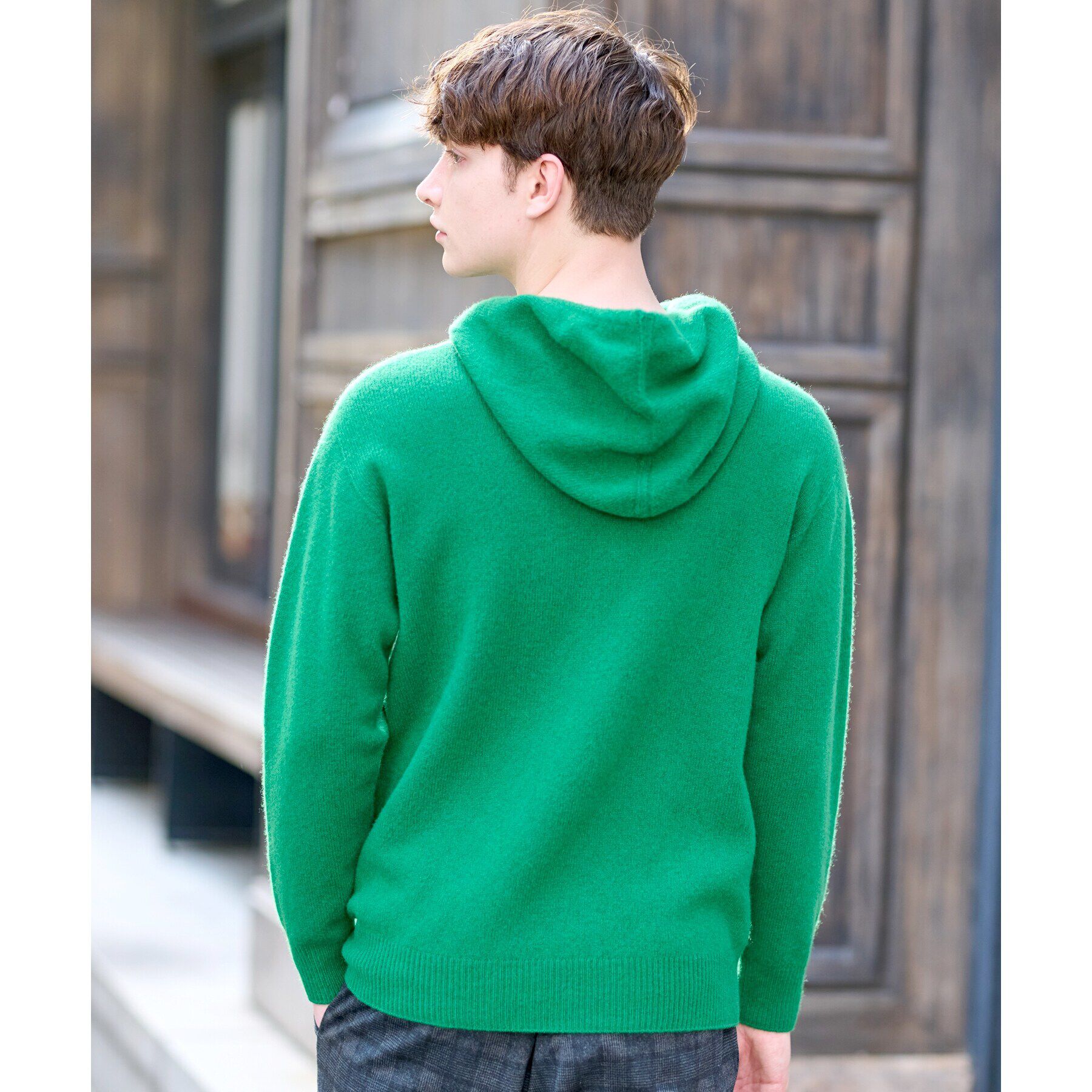 DRESSTERIOR「ホールガーメント ニットパーカ」|ニット・セーター|