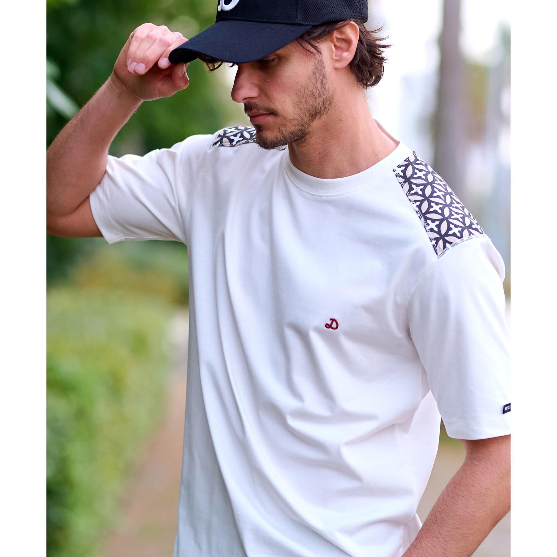 DRESSTERIOR「【接触冷感/UVカット】BACK BREEZE TECH ハーフスリーブTシャツ」|Tシャツ・カットソー|