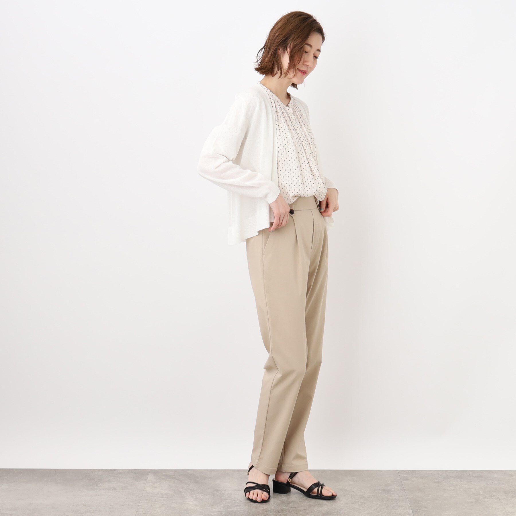 grove「洗える！華やか！便利でベストなスパークショートカーディガン！」|カーディガン|