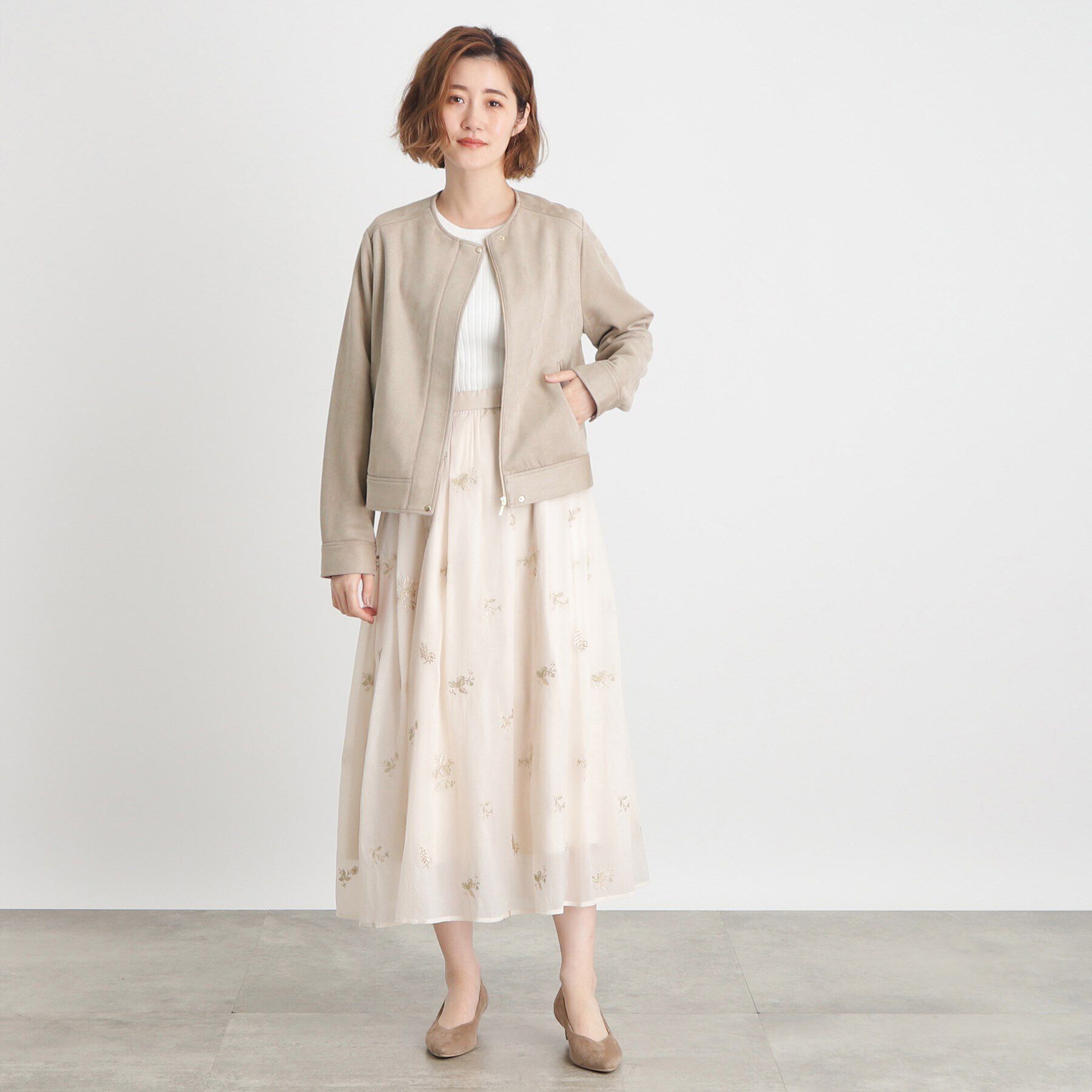 grove「【雑誌掲載】スエードライクブルゾン」|ブルゾン・スタジャン|