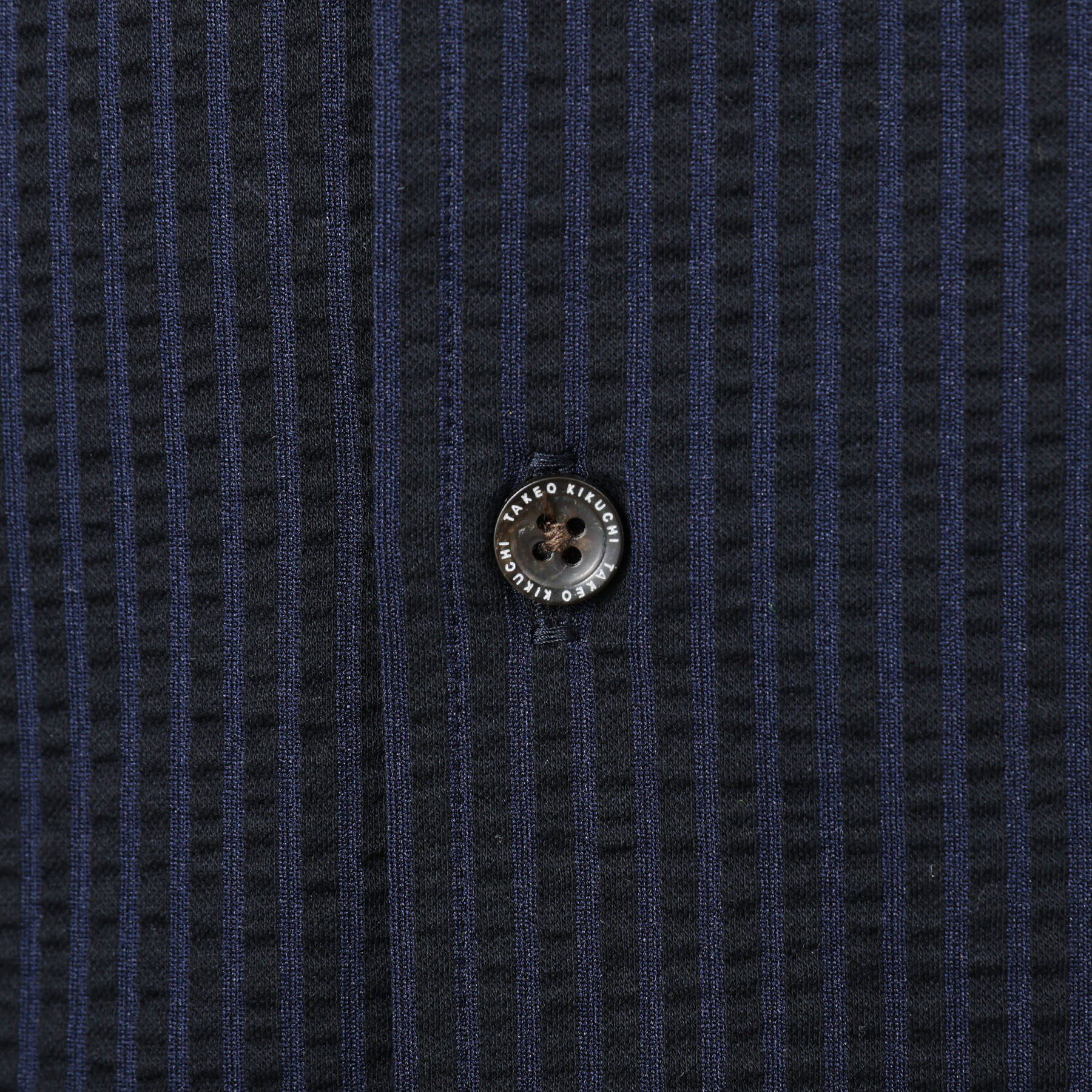 TAKEO KIKUCHI「【抗菌防臭／7分袖】サッカージャージ ストライプシャツ」|シャツ・ブラウス|