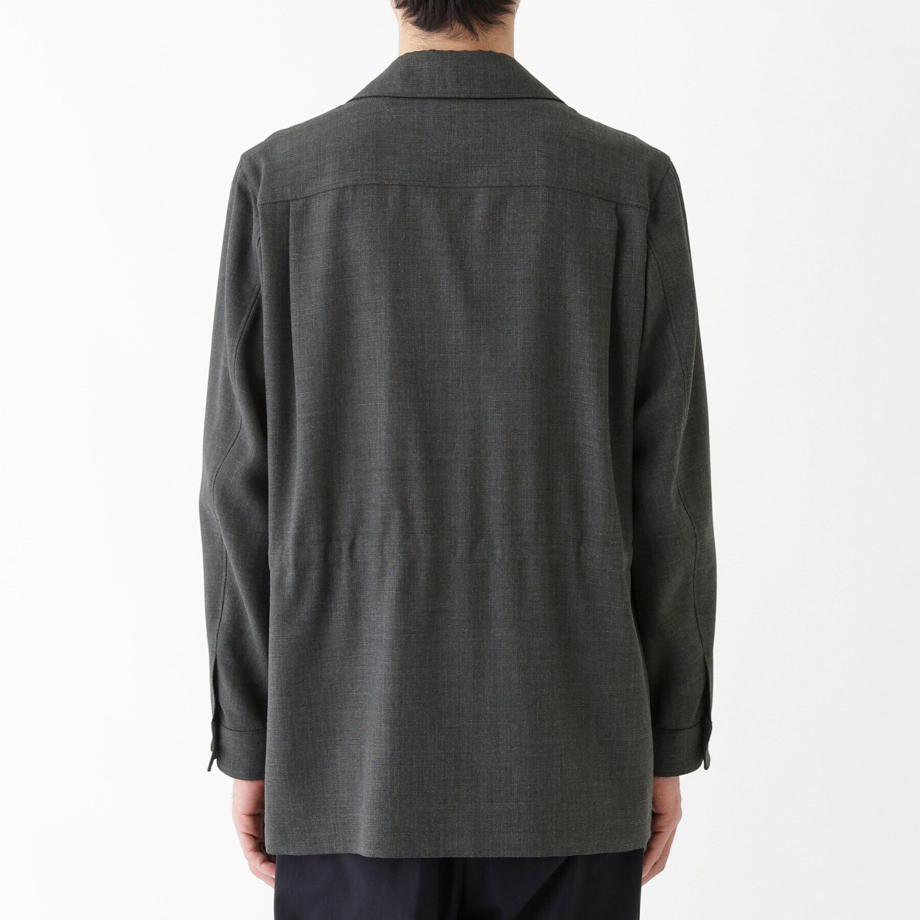 TAKEO KIKUCHI「【THE FLAGSHIP】ポリエステルウール メッシュ サファリジャケット」|ブルゾン・スタジャン|