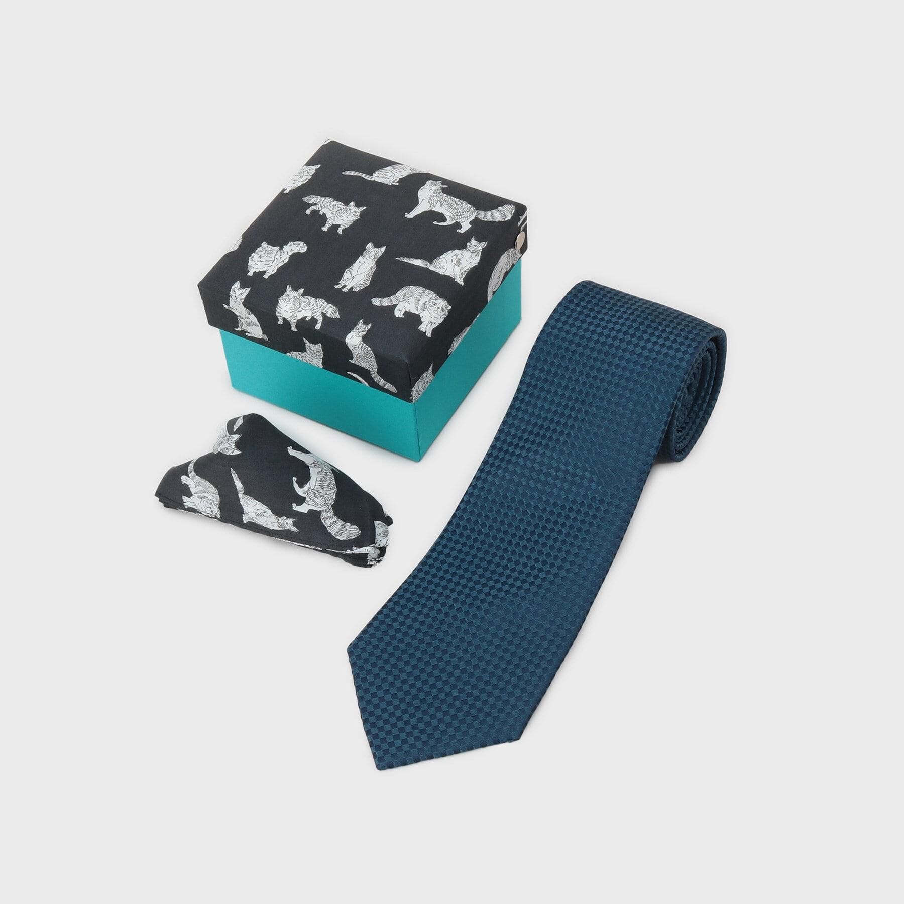 TAKEO KIKUCHI「【BOXセット】ベーシックネクタイ＆リバティハンカチ 特製ギフトセット」|ネクタイ・蝶ネクタイ|