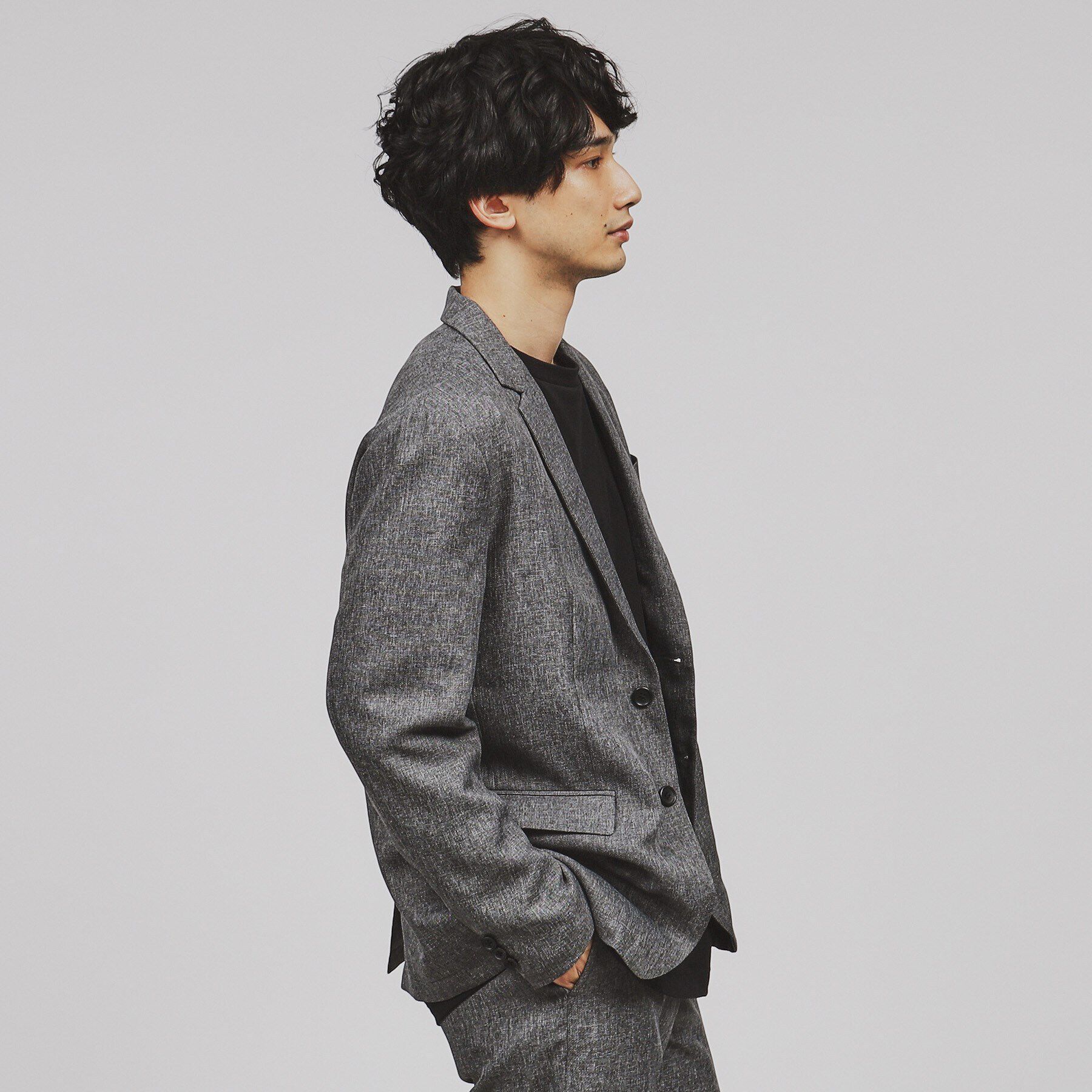 tk.TAKEO KIKUCHI「【マシンウォッシャブル】ウールライクスーツ/上下2点セット」|スーツ|