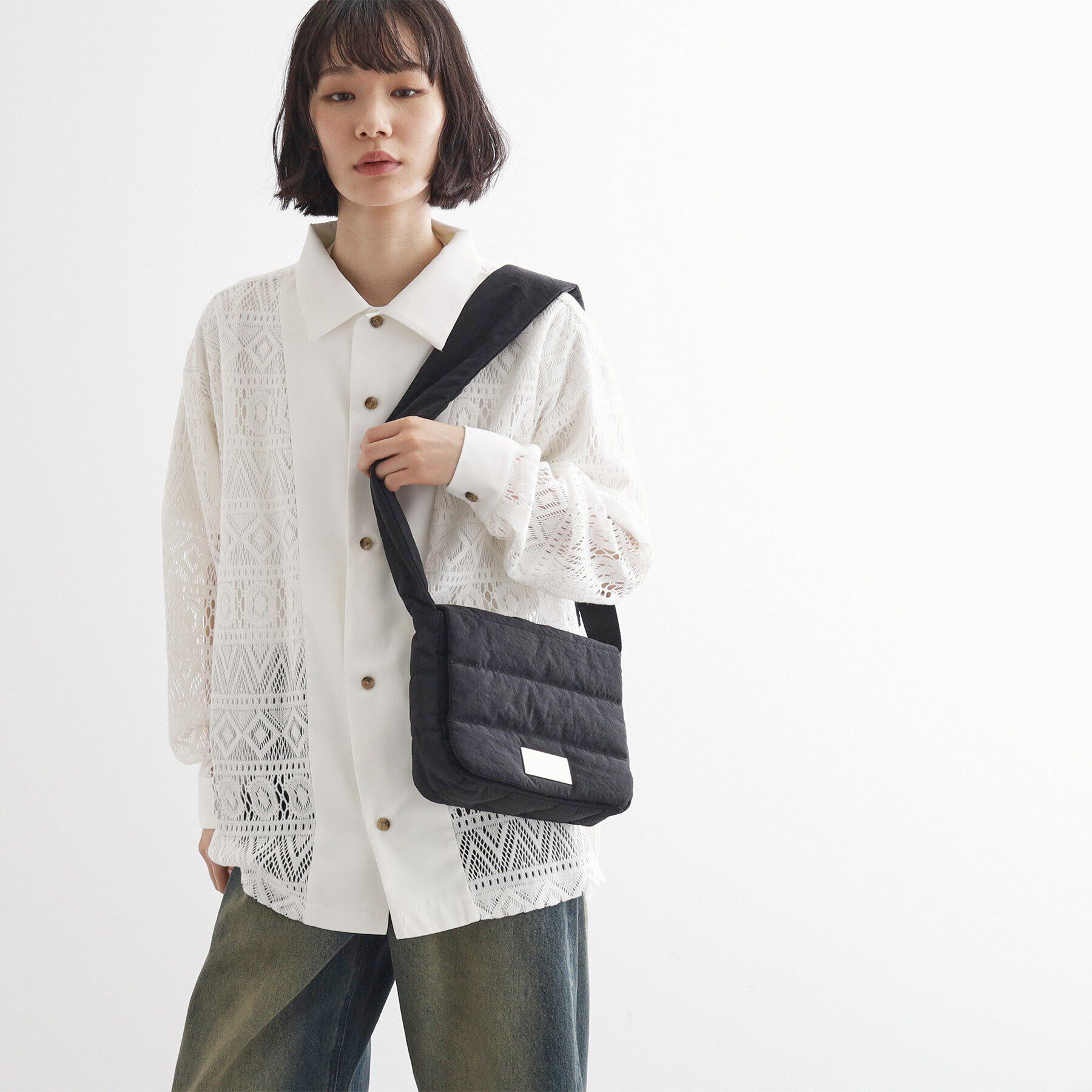 tk.TAKEO KIKUCHI「【パフィーシリーズ】フラップショルダー」|ショルダー・メッセンジャー|