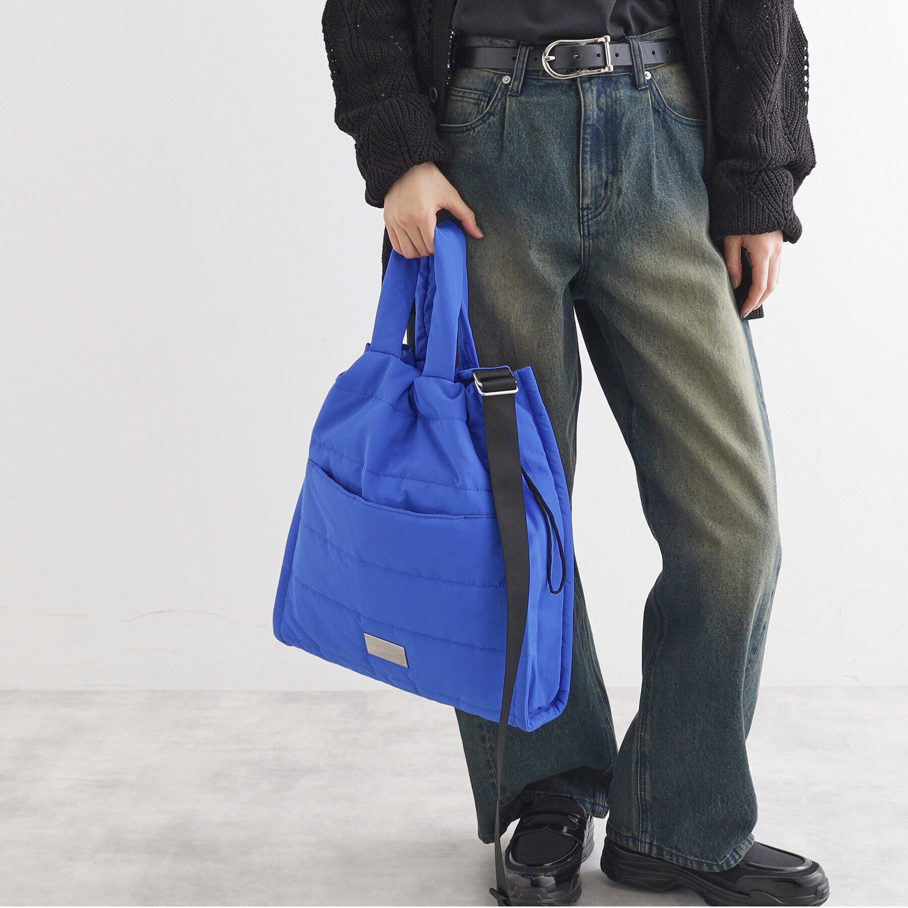 tk.TAKEO KIKUCHI「【パフィーシリーズ】2WAYトートショルダーバッグ」|トートバッグ|ブルー(193)