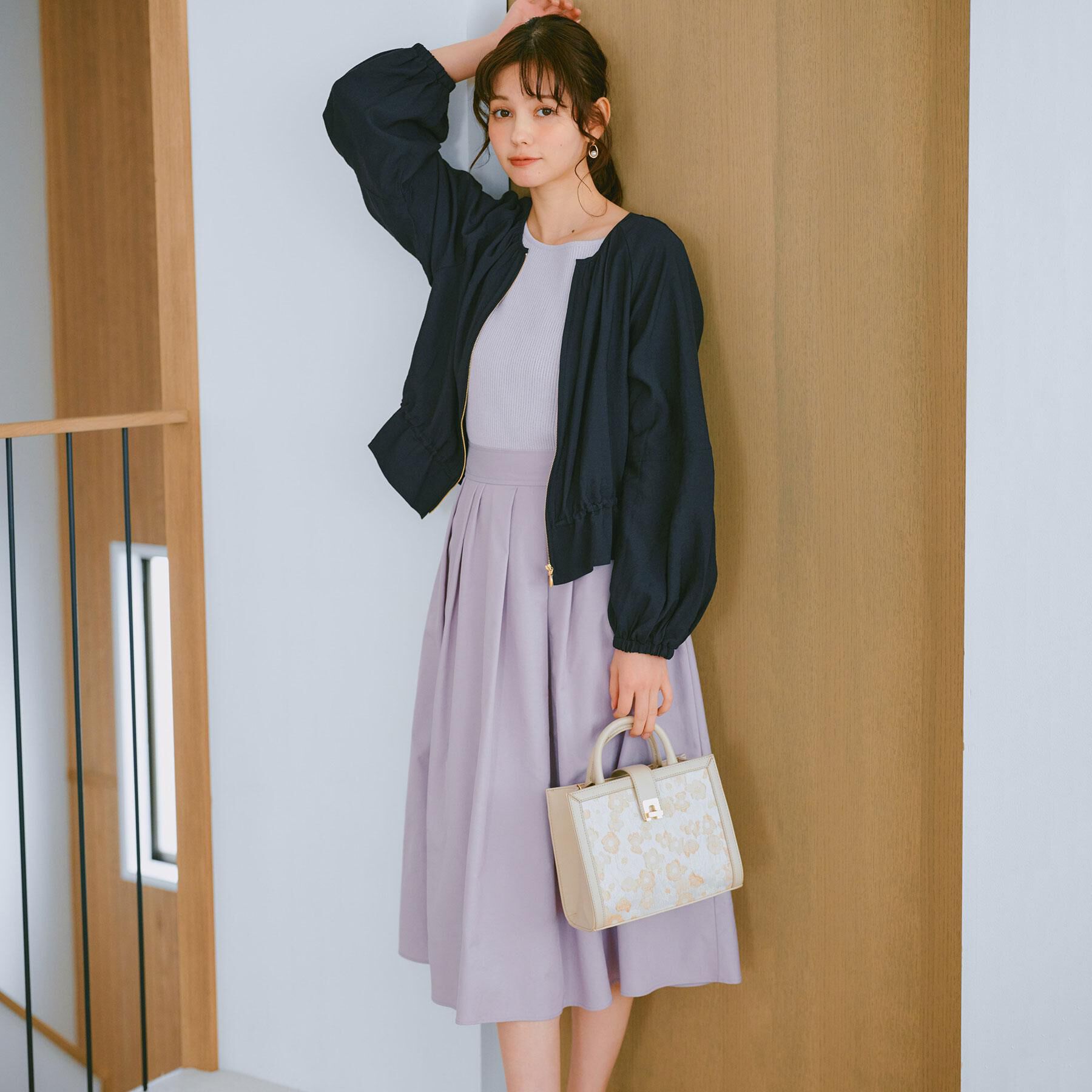 index「アシメタックフレアスカート【洗濯機洗い可/イージーアイロン】」|スカート|