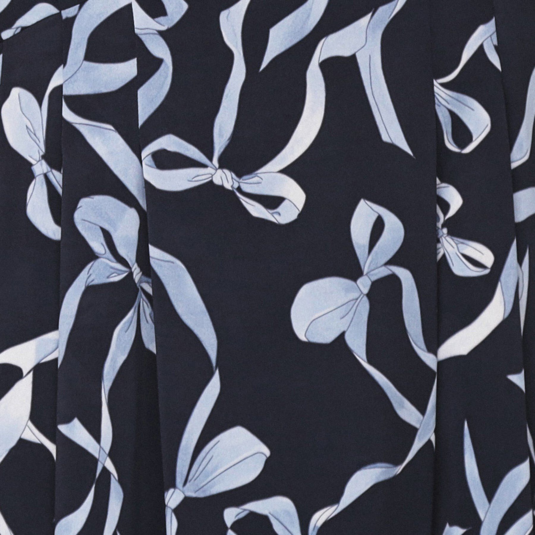 index「《美人百花掲載》リボン柄タックスリーブワンピース【洗濯機洗い可/イージーアイロン】」|ワンピース|