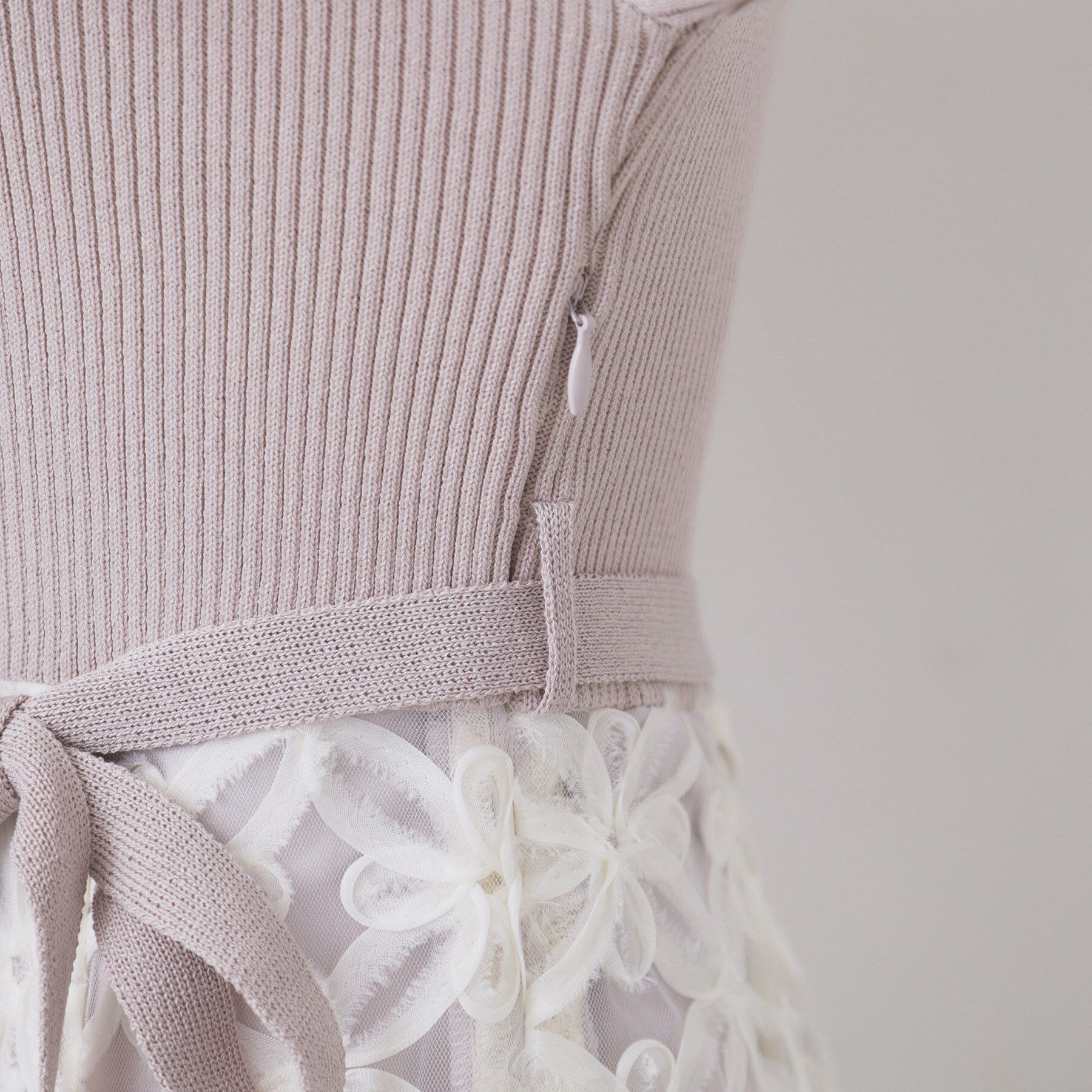 index「フラワーレースドッキングワンピース【洗える/抗ピル】」|ワンピース|