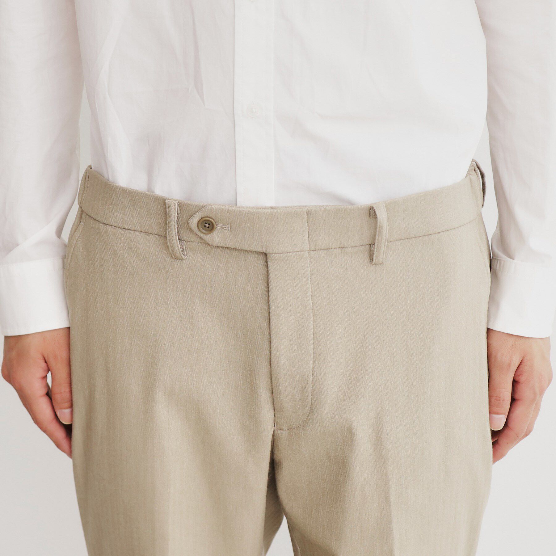 THE SHOP TK「サーモウォーカーヘリンボンスラックス【セットアップ可/ビジネス対応/ストレッチ素材/保温性〇】」|その他|