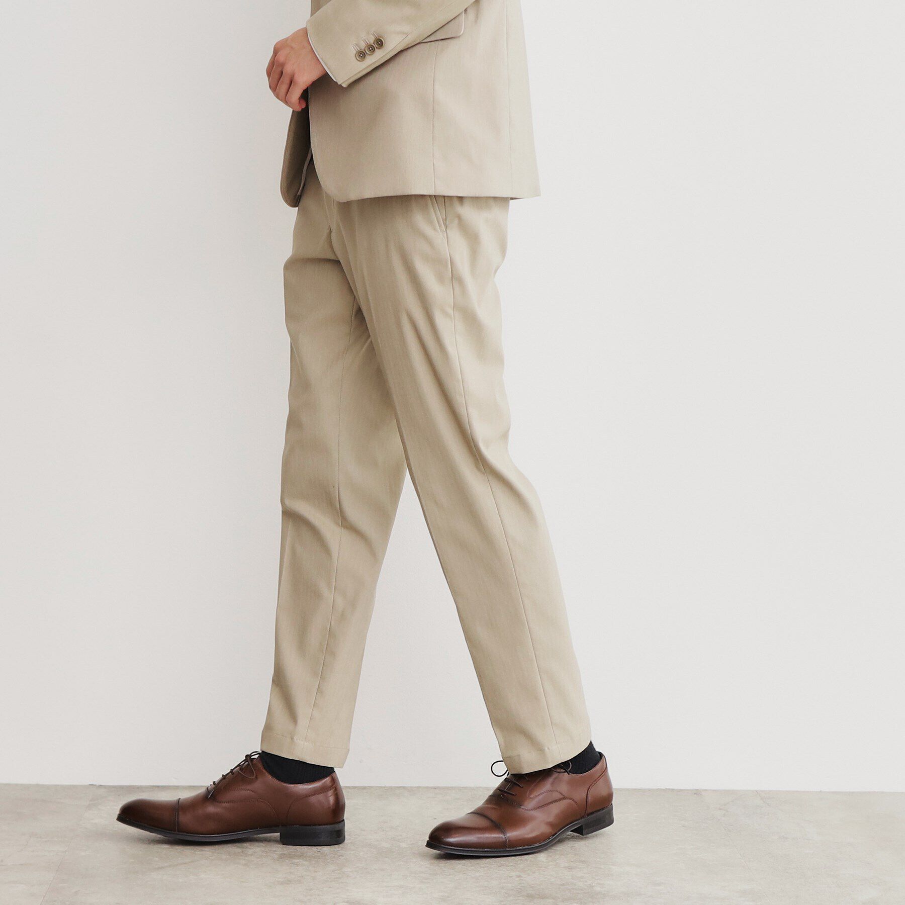 THE SHOP TK「サーモウォーカーヘリンボンスラックス【セットアップ可/ビジネス対応/ストレッチ素材/保温性〇】」|その他|