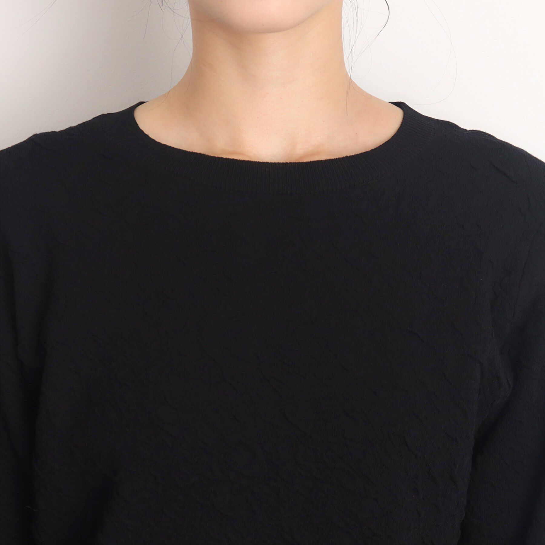 THE SHOP TK「【毛玉になりにくい/洗える】ふくれジャガードニット」|ニット・セーター|